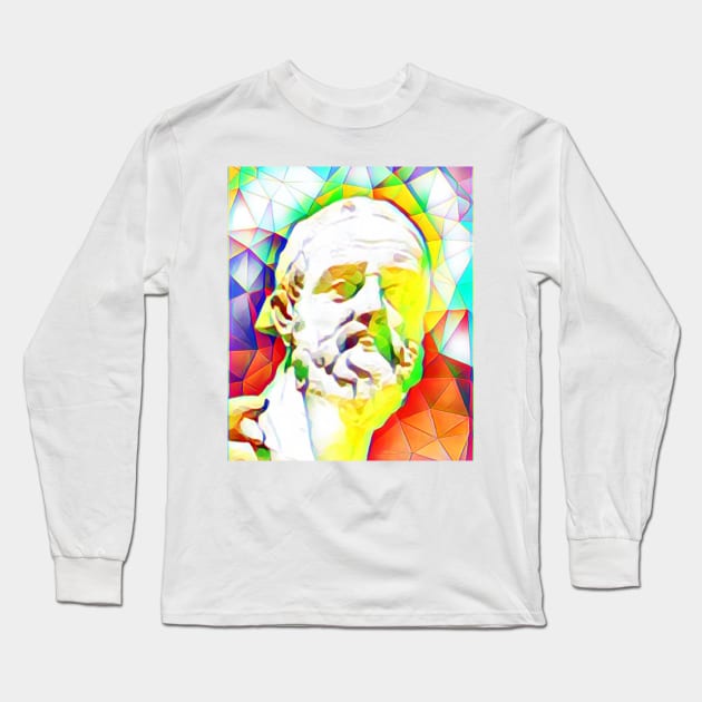 Polybius Colourful Portrait | Polybius Artwork 11 Long Sleeve T-Shirt by JustLit